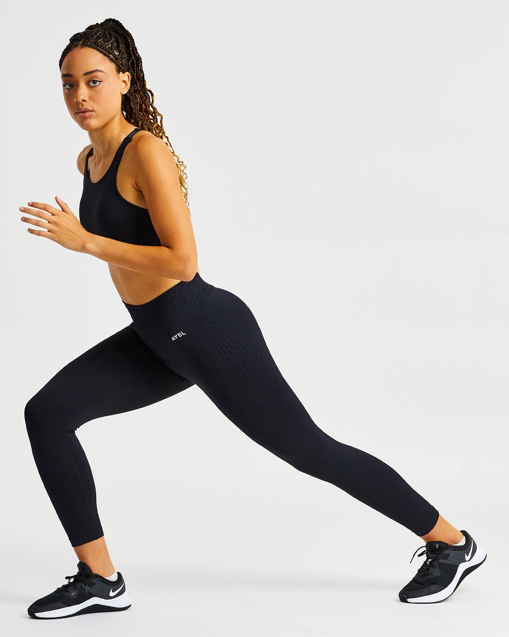 AYBL Elevate Seamless Leggings Svarta | 3912-AKIPH