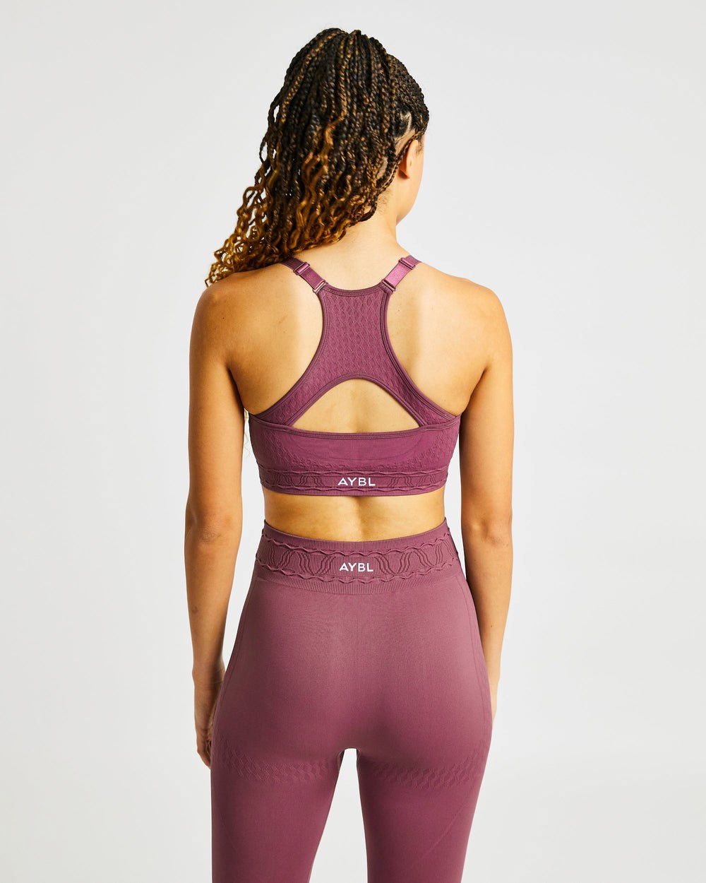 AYBL Elevate Seamless Sports Bra Rosa | 3250-EXVYI