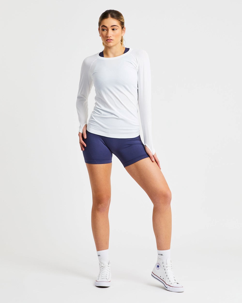 AYBL Embrace Seamless Long Sleeve T Shirt Vita | 3469-ZGLBK