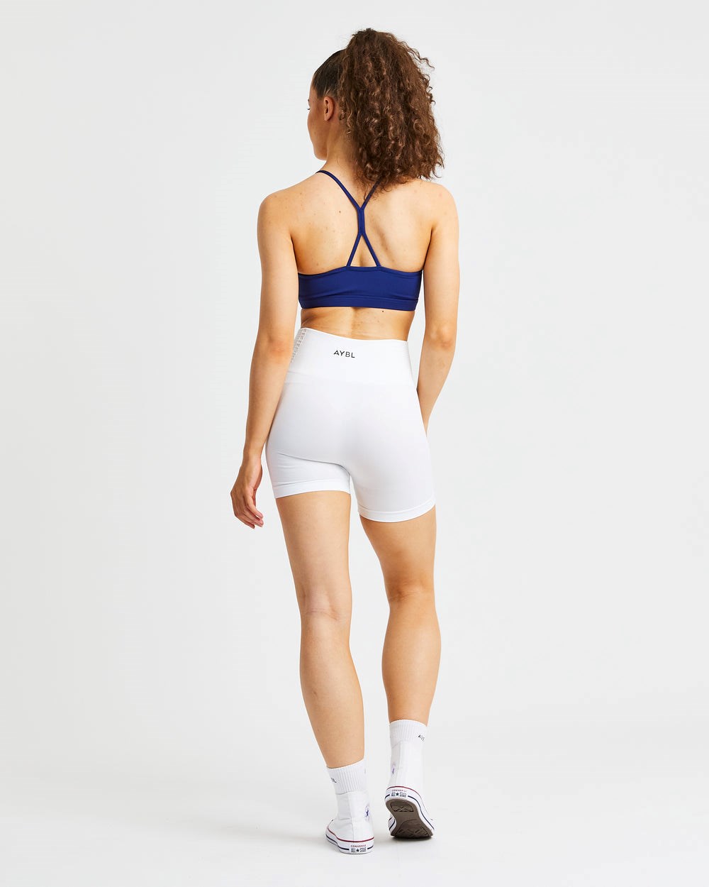 AYBL Essential Ruched Sports Bra Marinblå | 2459-HBWZL