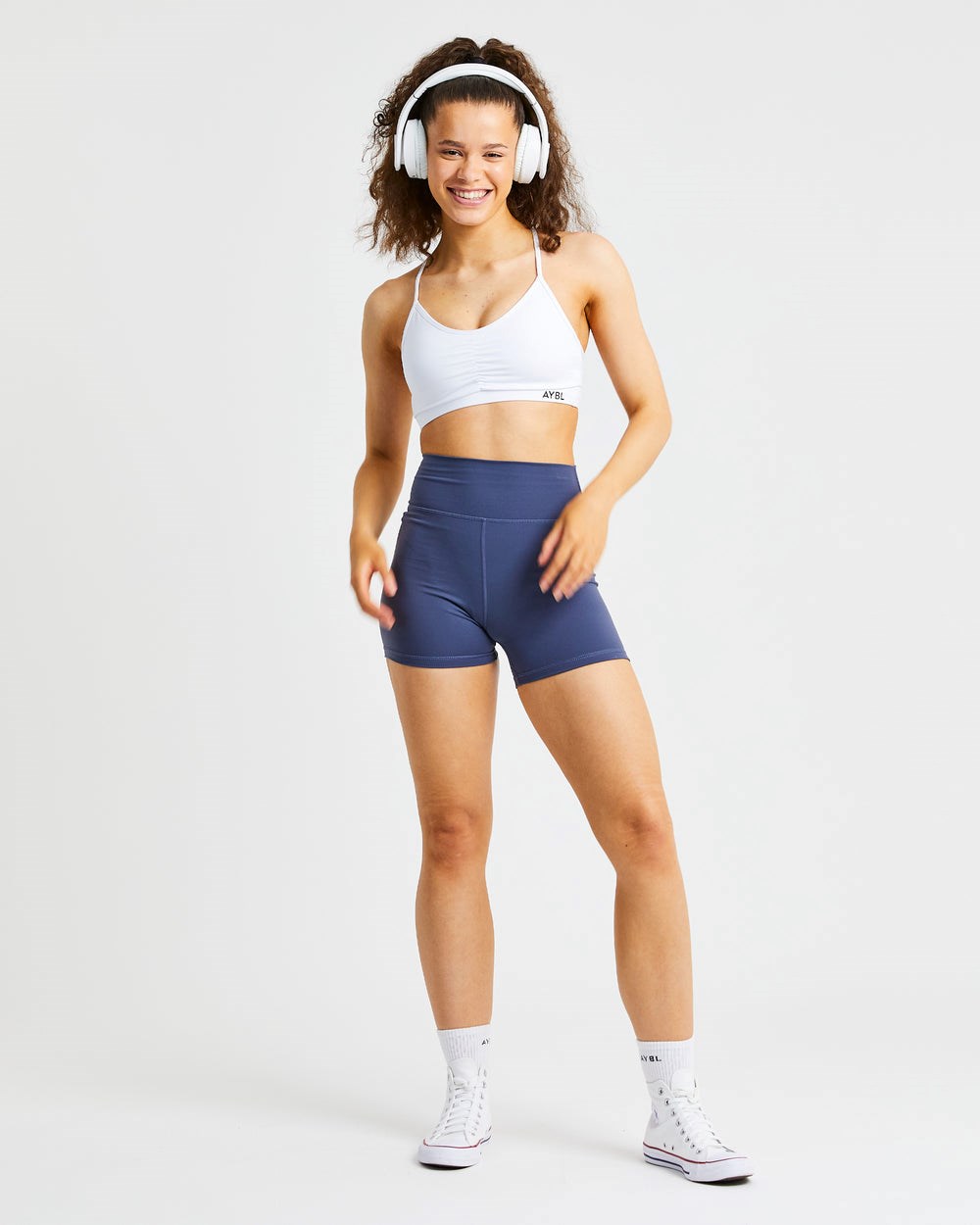 AYBL Essential Ruched Sports Bra Vita | 0479-YVIFT