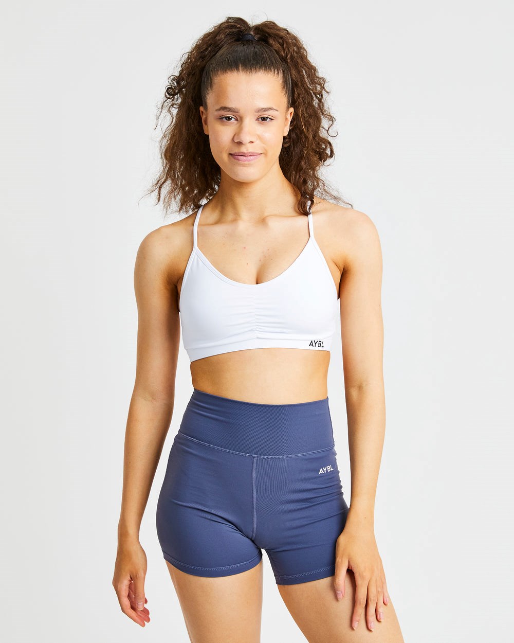 AYBL Essential Ruched Sports Bra Vita | 0479-YVIFT