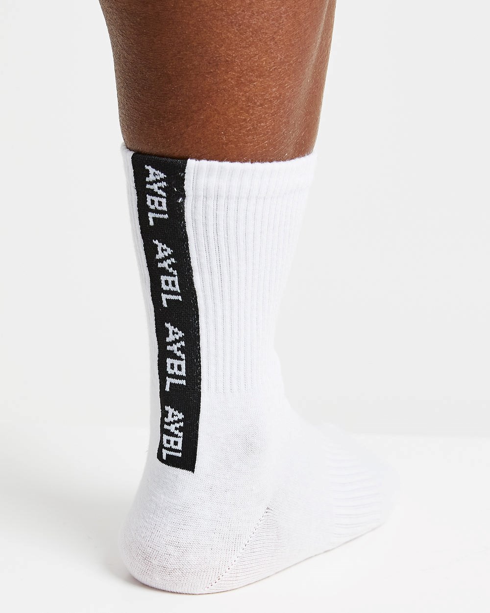 AYBL Everyday Back Stripe Crew Socks (3 Pack) Vita | 3694-PJBYE