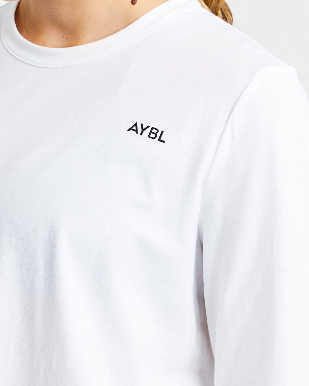 AYBL Everyday Oversized Long Sleeve T Shirt Vita | 4806-WCJAU