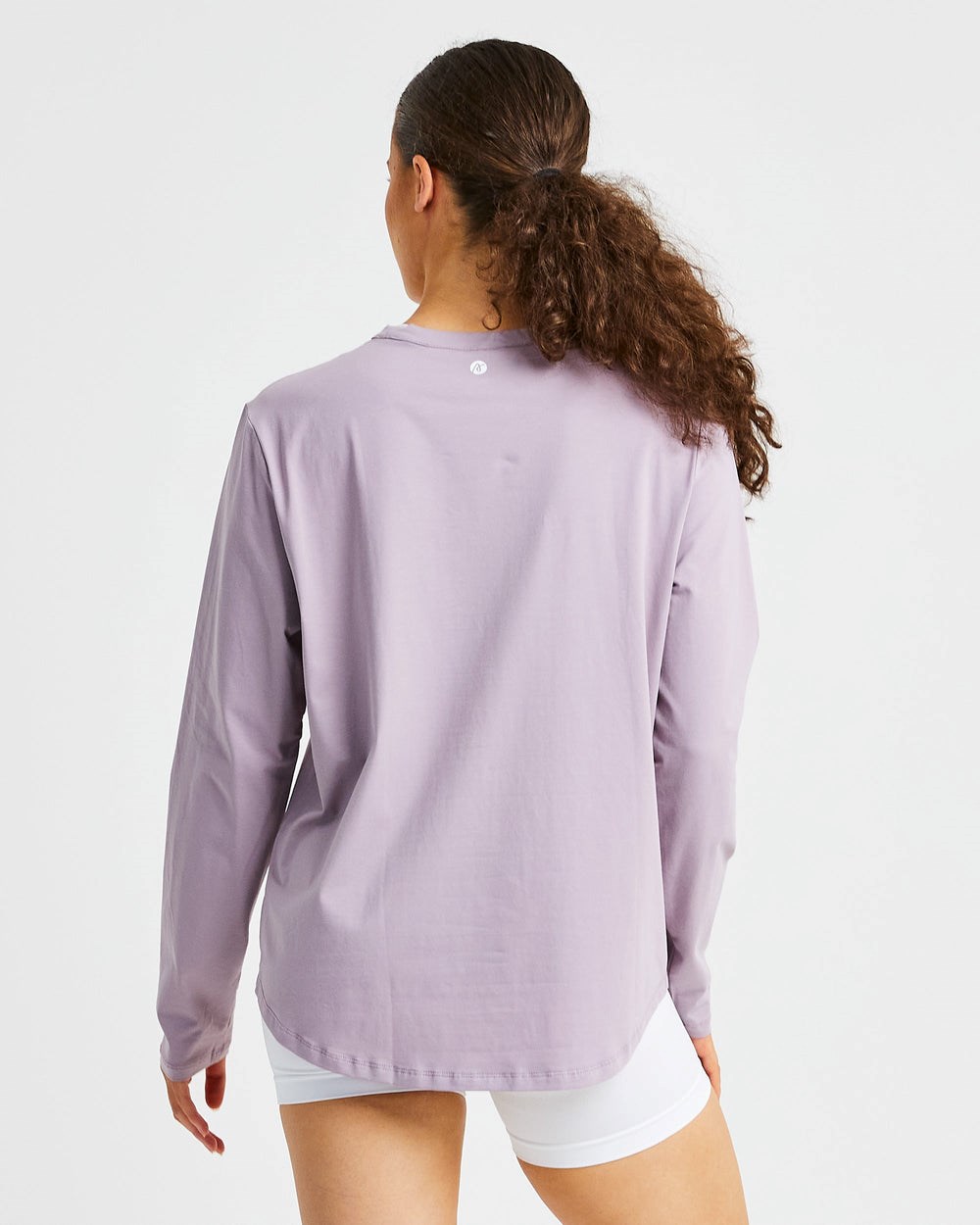 AYBL Everyday Oversized Long Sleeve T Shirt Muted Mauve | 8196-JKYTZ