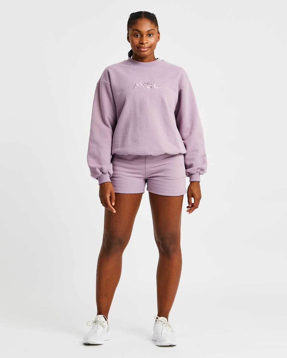 AYBL Everyday Oversized Shorts Muted Mauve | 0182-XQIRY