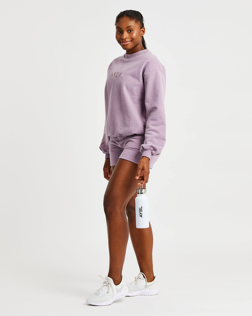 AYBL Everyday Oversized Shorts Muted Mauve | 0182-XQIRY