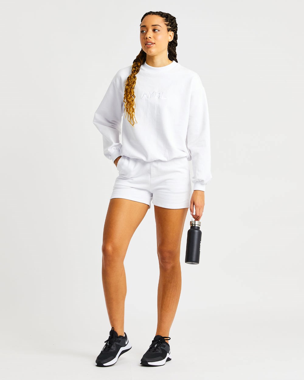 AYBL Everyday Oversized Shorts Vita | 7146-PRNSJ