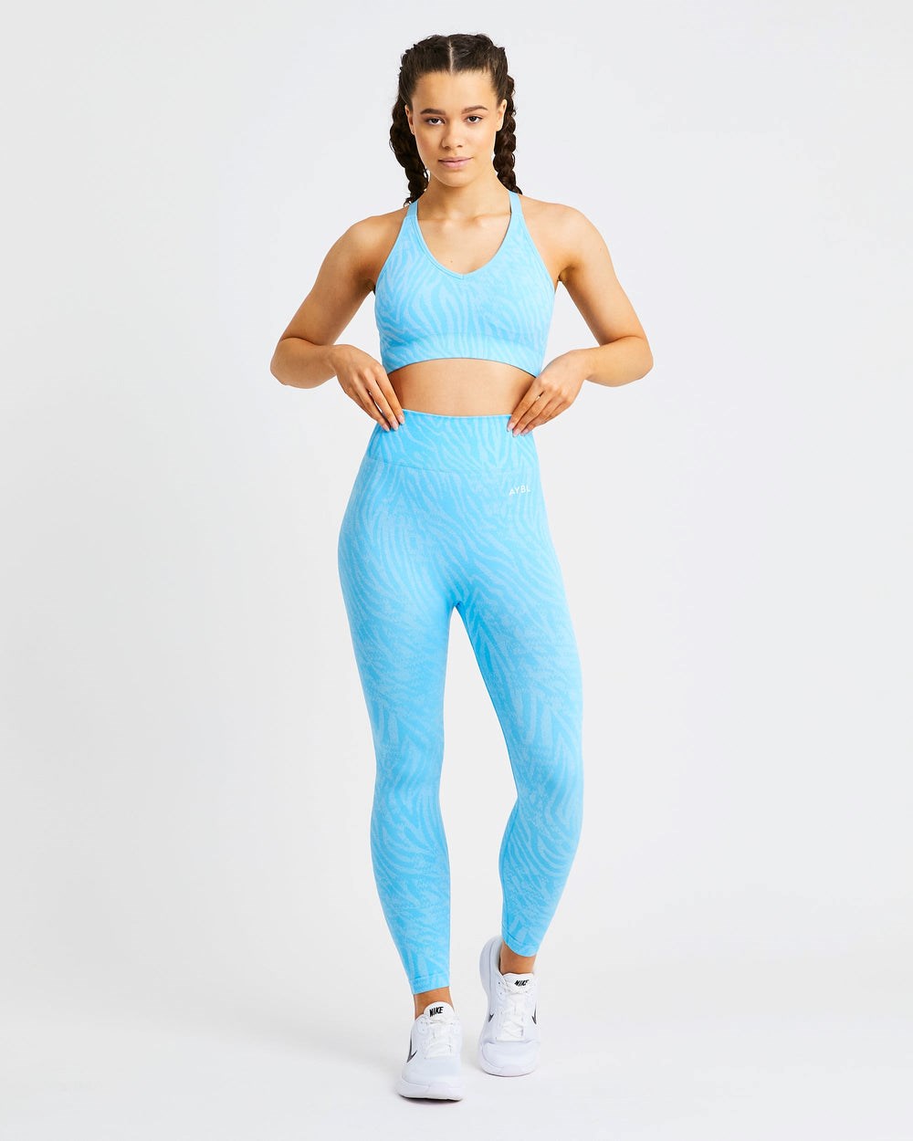 AYBL Evolve Animal Seamless Leggings Blå | 9612-ZXEPC