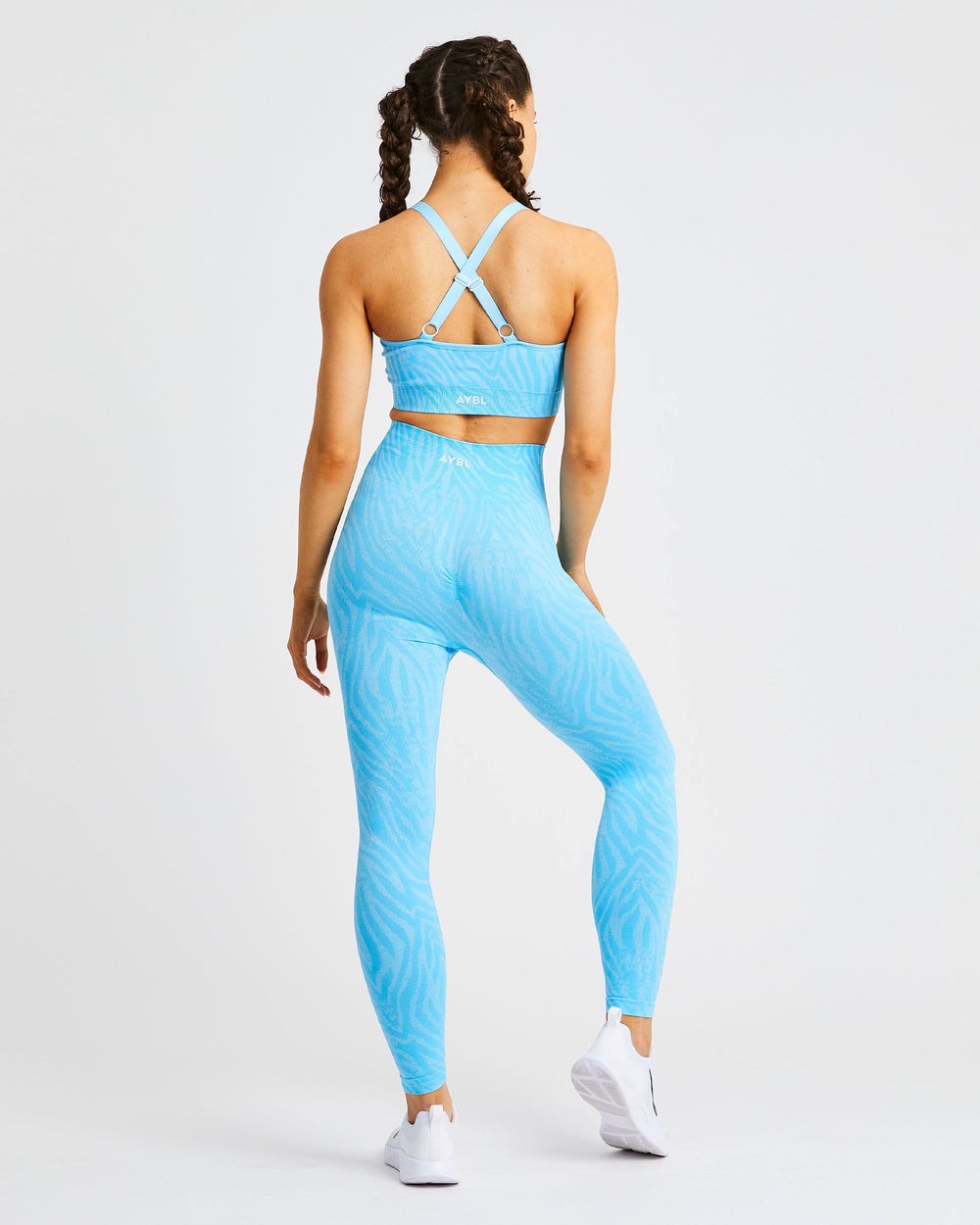 AYBL Evolve Animal Seamless Leggings Blå | 9612-ZXEPC