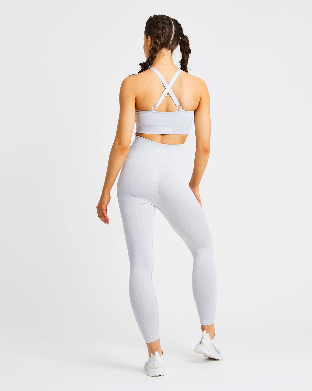 AYBL Evolve Animal Seamless Leggings Ljusgrå | 9327-QPBMY