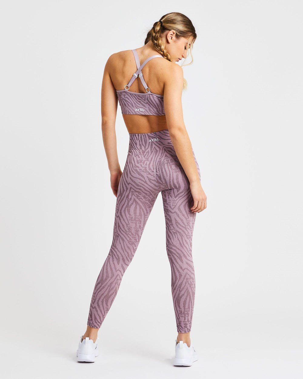 AYBL Evolve Animal Seamless Leggings Mauve Lilac | 4538-DKRXL