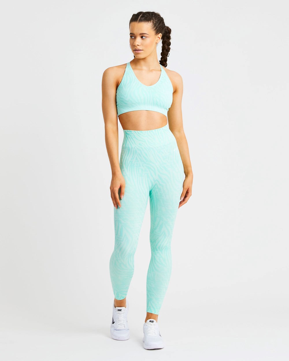 AYBL Evolve Animal Seamless Leggings Mintgröna Gröna | 1632-LCJUZ