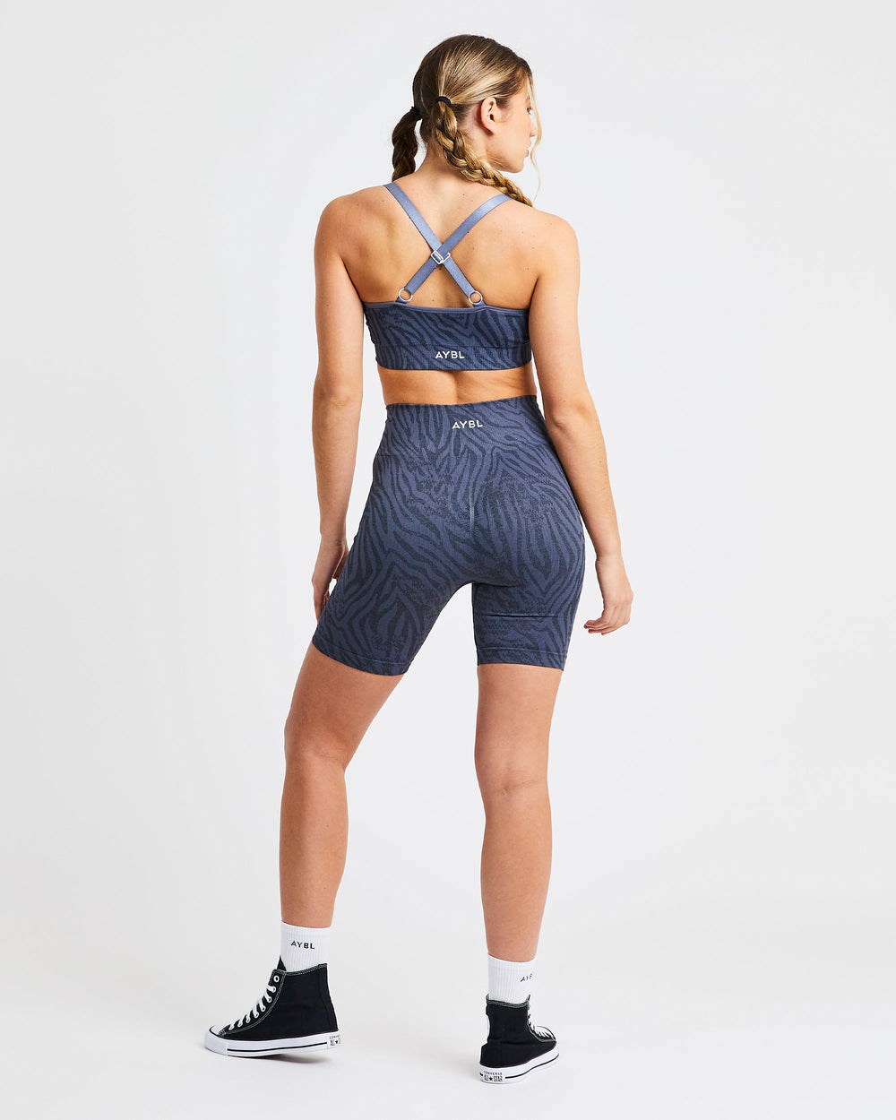 AYBL Evolve Animal Seamless Shorts Blå | 2957-DAMUY