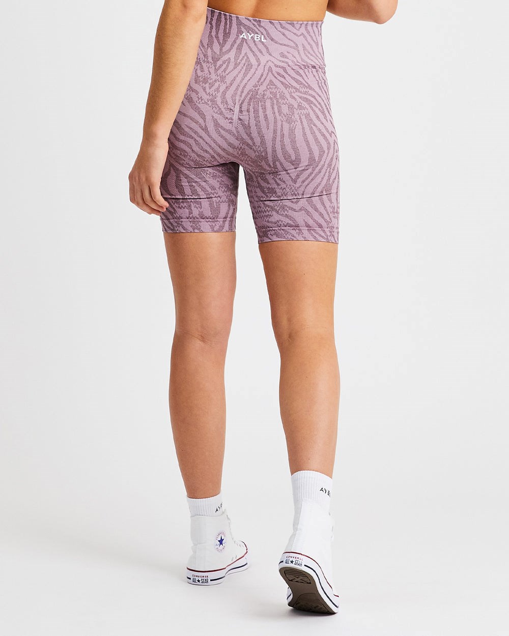 AYBL Evolve Animal Seamless Shorts Mauve Lilac | 3495-DYGBW