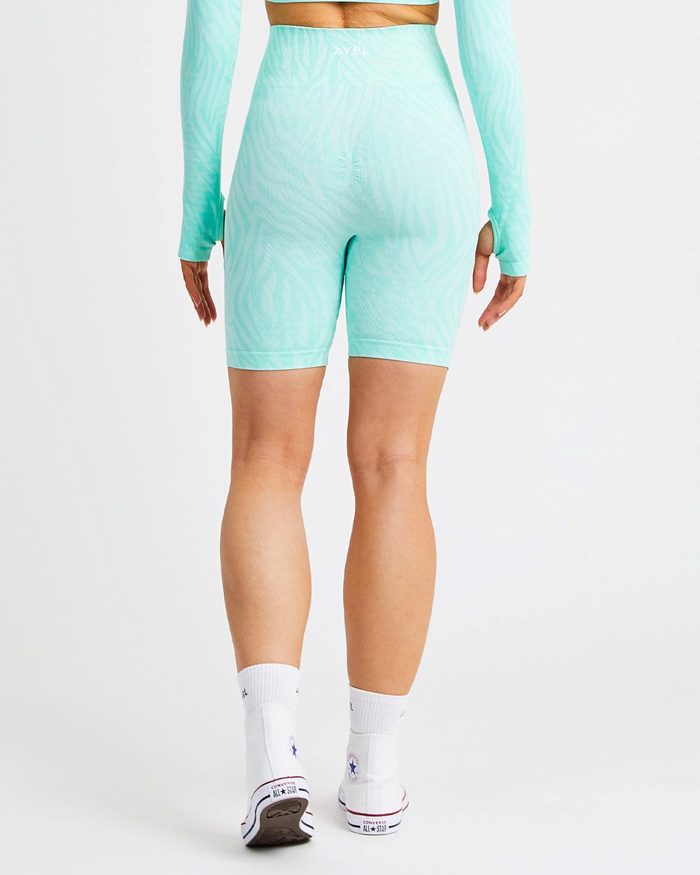 AYBL Evolve Animal Seamless Shorts Mintgröna Gröna | 4791-GKVLI