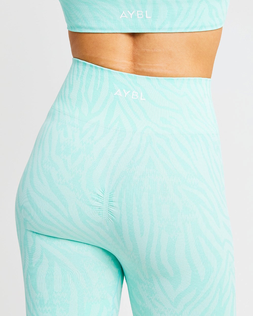 AYBL Evolve Animal Seamless Shorts Mintgröna Gröna | 4791-GKVLI