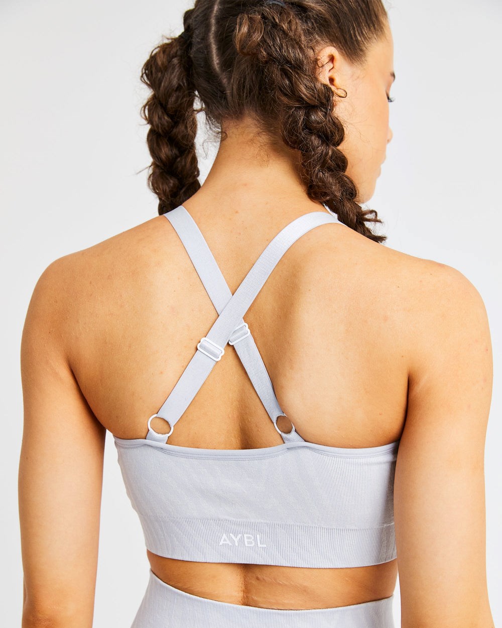 AYBL Evolve Animal Seamless Sports Bra Ljusgrå | 2035-NOGZM