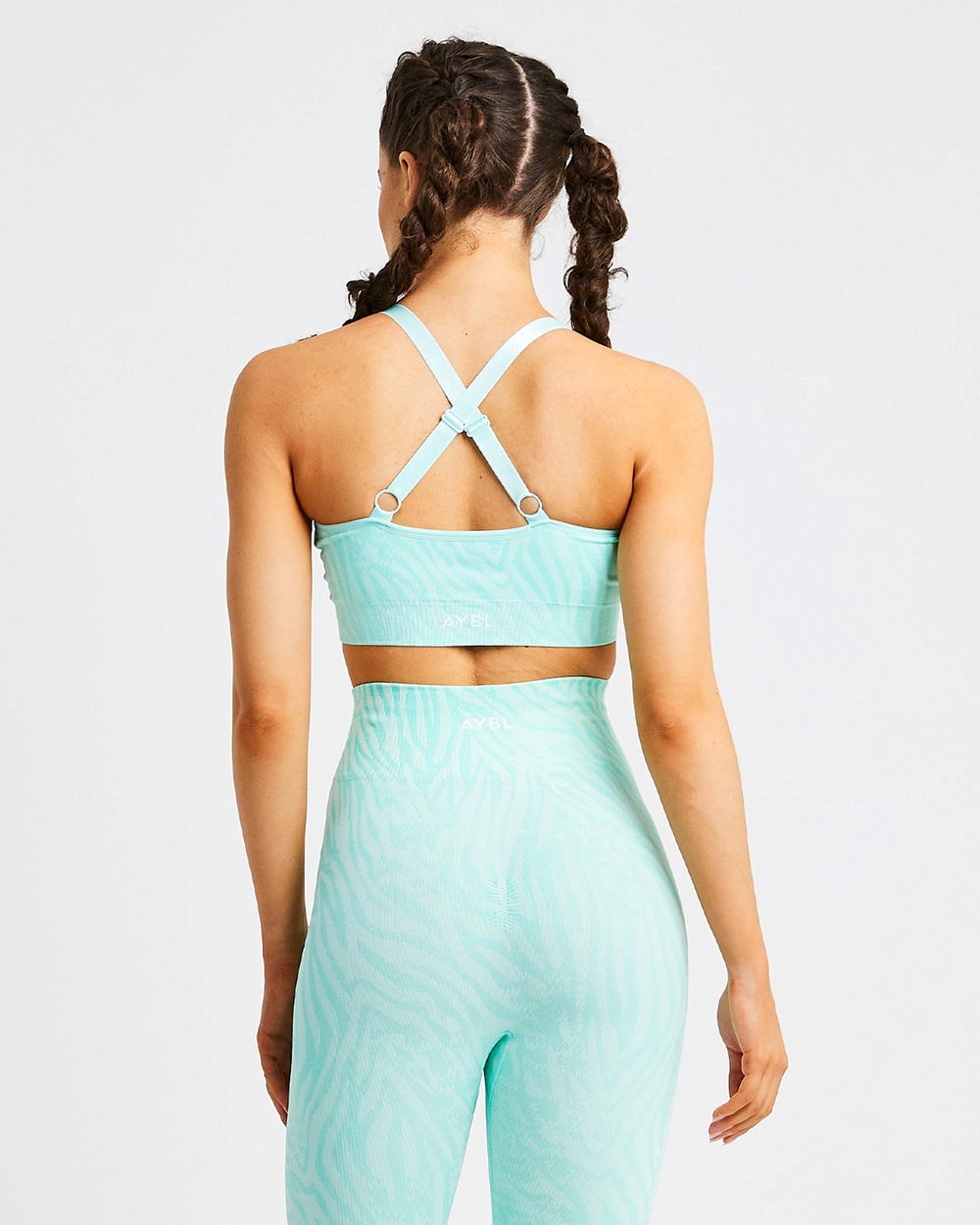 AYBL Evolve Animal Seamless Sports Bra Mintgröna Gröna | 8204-PMFIX