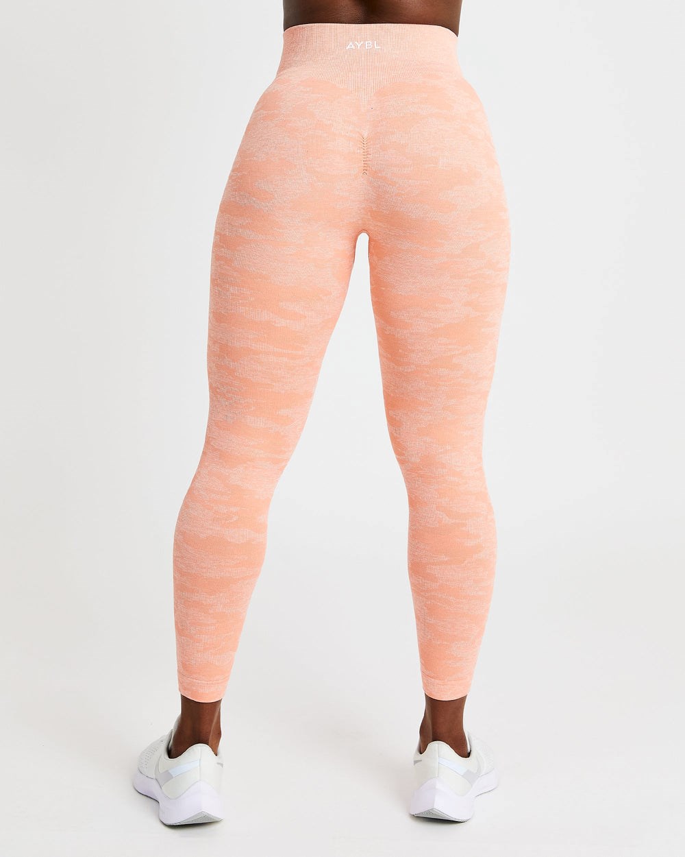 AYBL Evolve Camo Seamless Leggings Peach | 3106-NCHWT