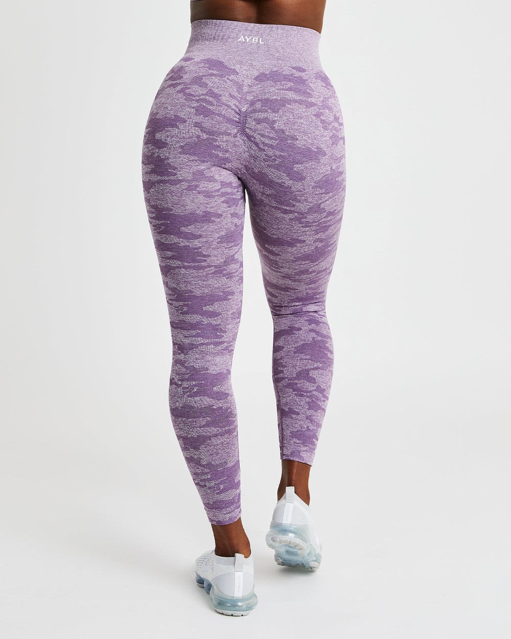 AYBL Evolve Camo Seamless Leggings Plum | 8143-NLXEH