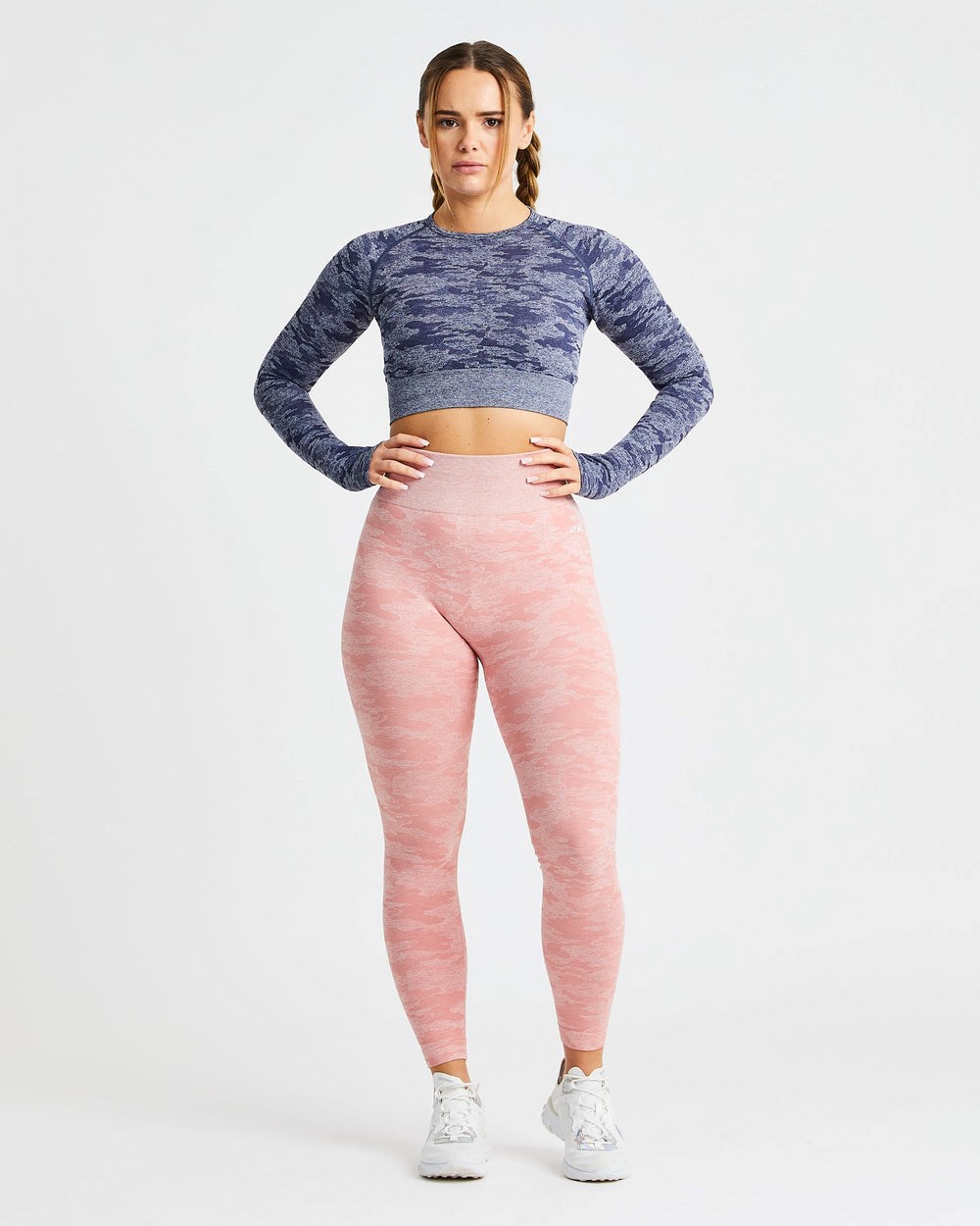 AYBL Evolve Camo Seamless Leggings Rosa | 4905-RKBEA