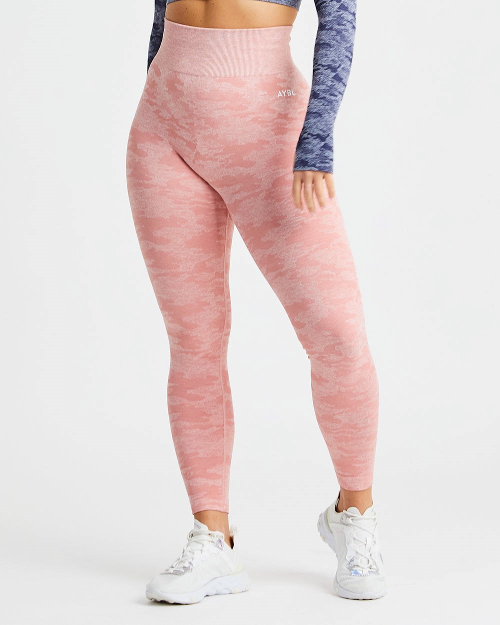 AYBL Evolve Camo Seamless Leggings Rosa | 4905-RKBEA