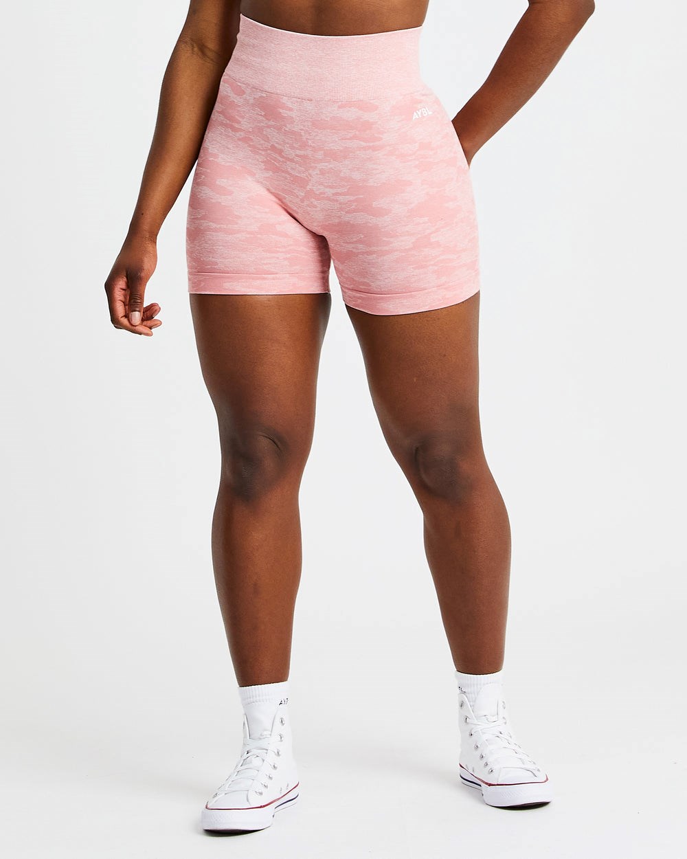 AYBL Evolve Camo Seamless Shorts Rosa | 3208-UOVSA