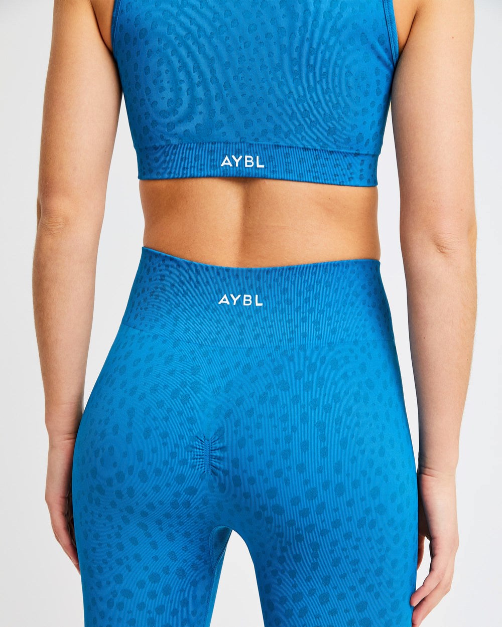 AYBL Evolve Speckle Seamless Crop Vest Blå | 5390-OBUEI