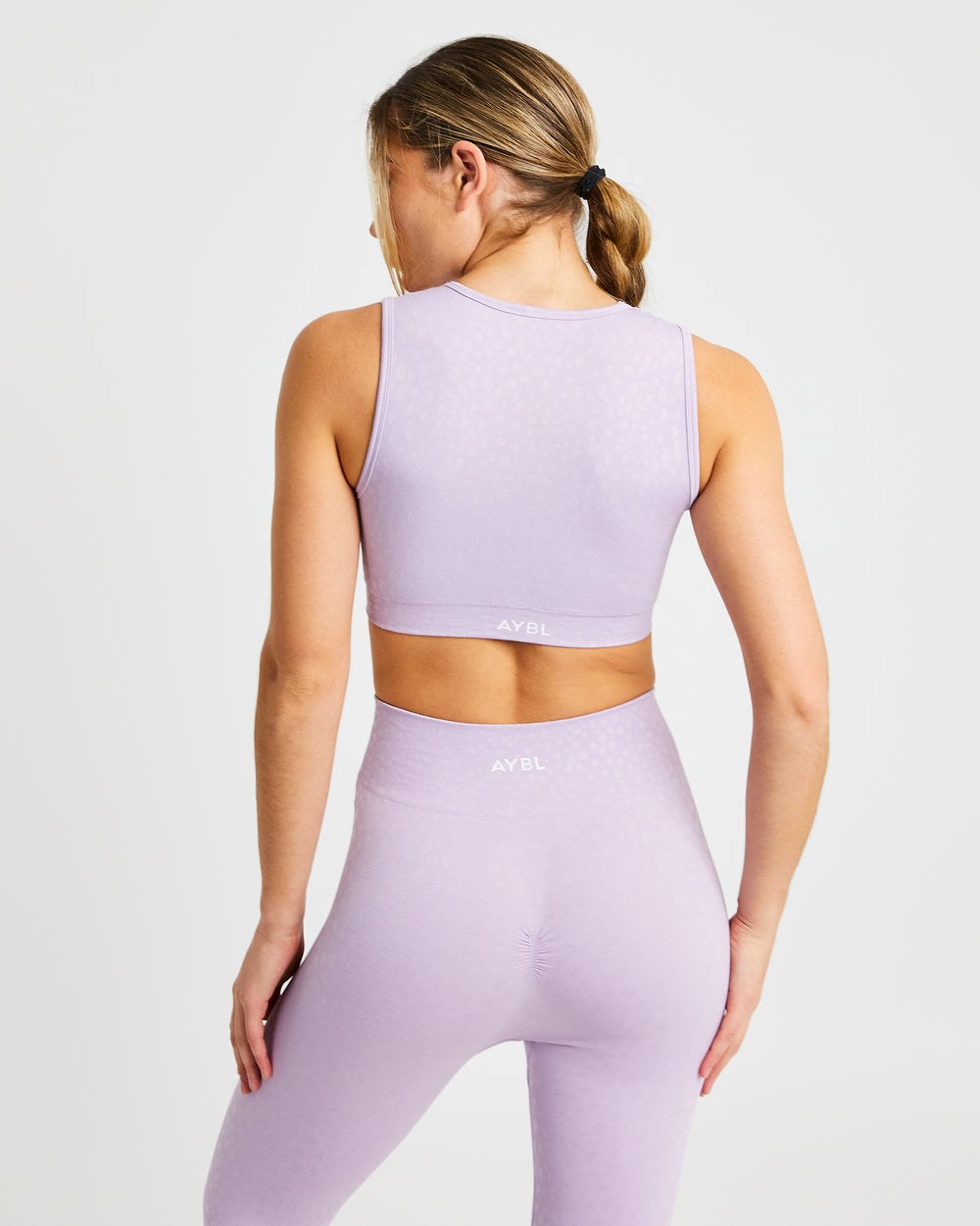 AYBL Evolve Speckle Seamless Crop Vest Lilac | 0748-XIMTR