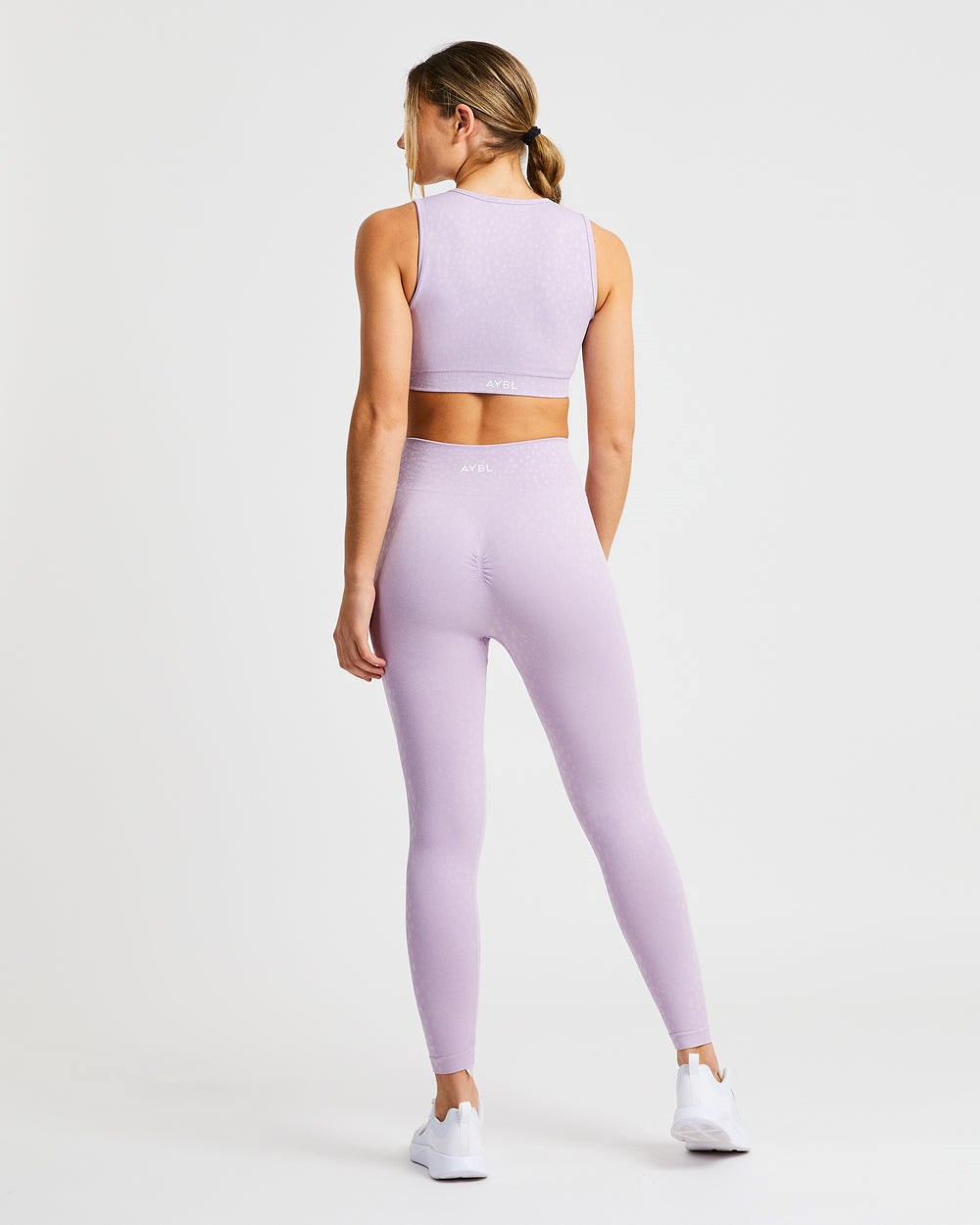 AYBL Evolve Speckle Seamless Crop Vest Lilac | 0748-XIMTR