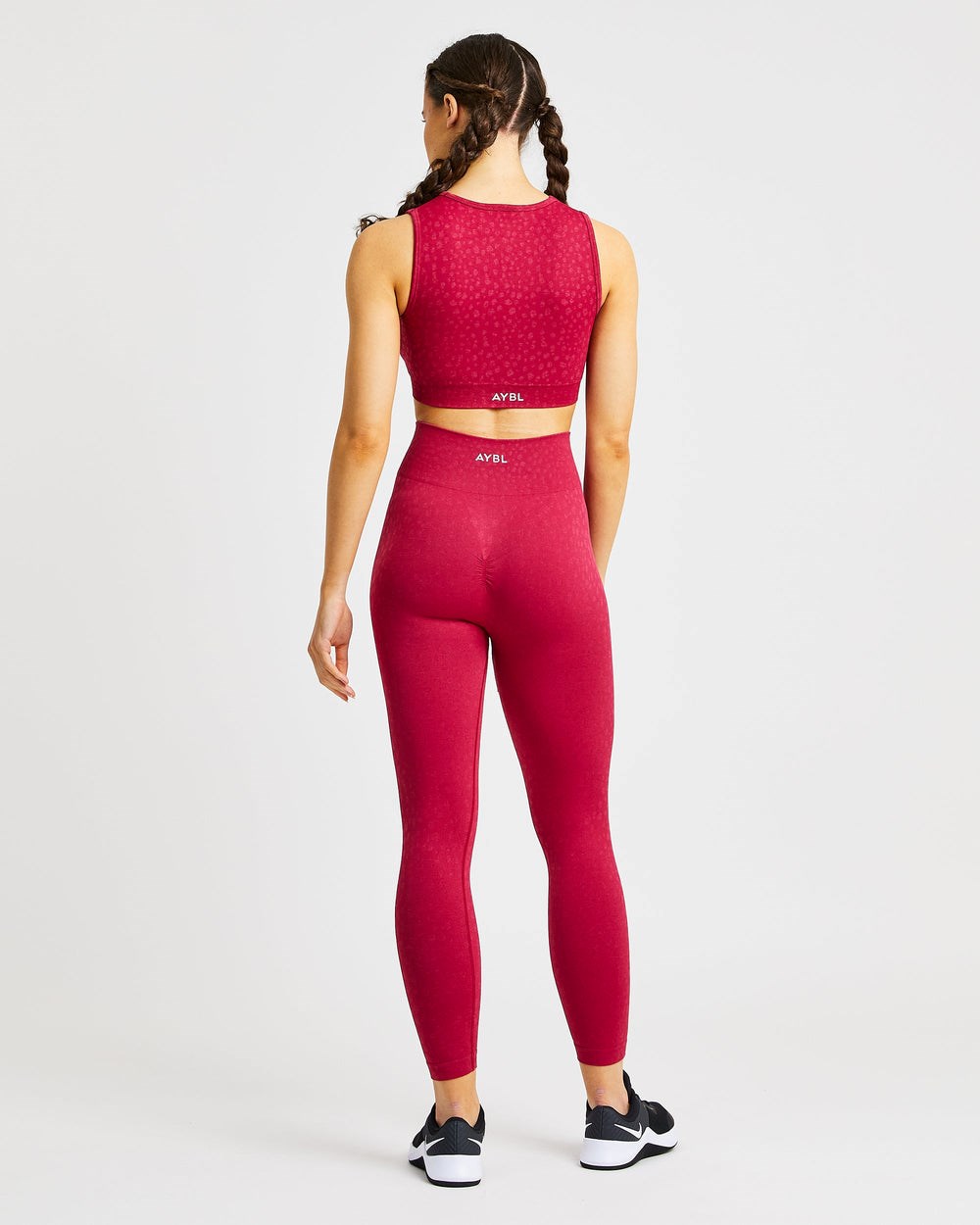 AYBL Evolve Speckle Seamless Crop Vest Raspberry | 8031-KTIRP