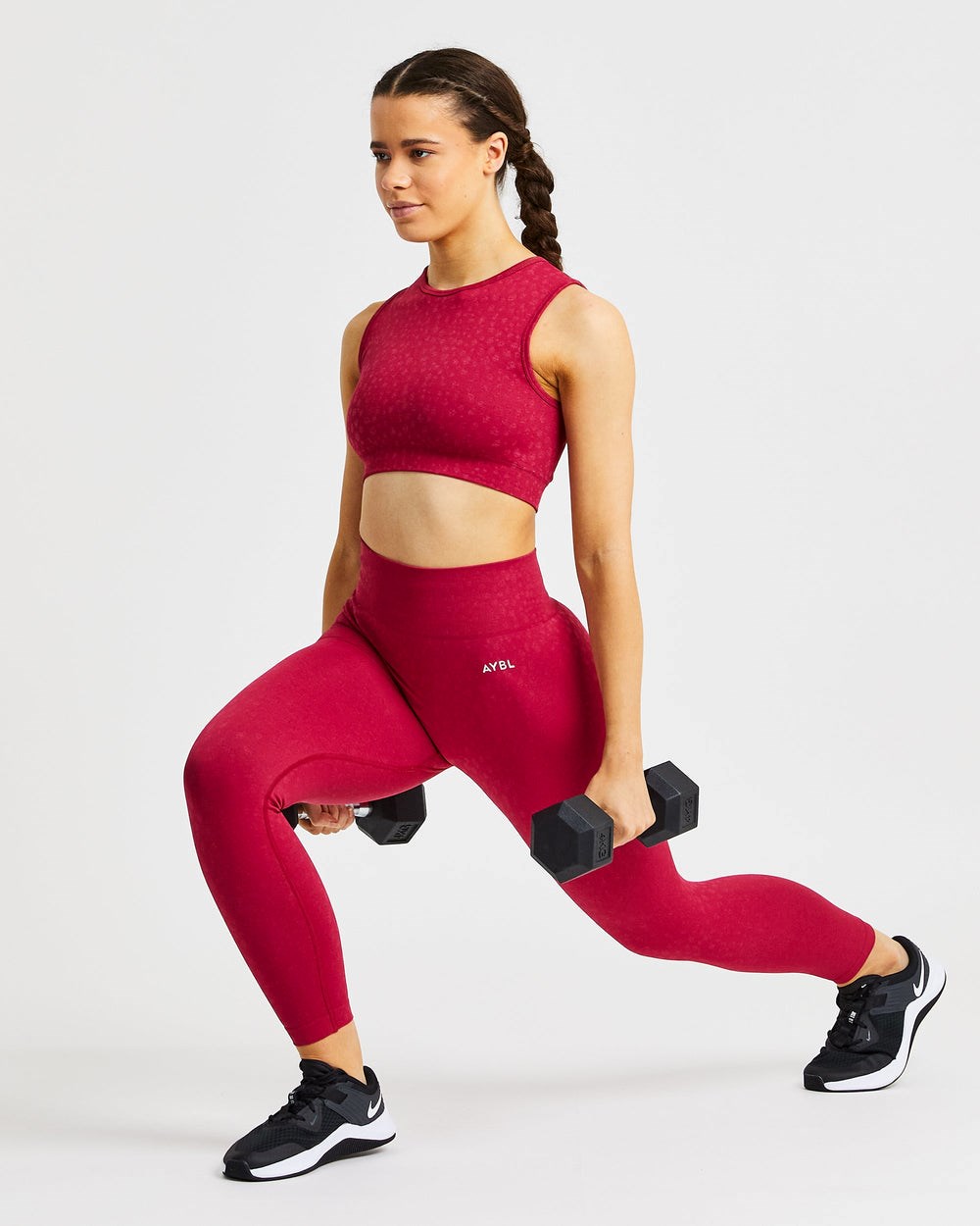 AYBL Evolve Speckle Seamless Crop Vest Raspberry | 8031-KTIRP