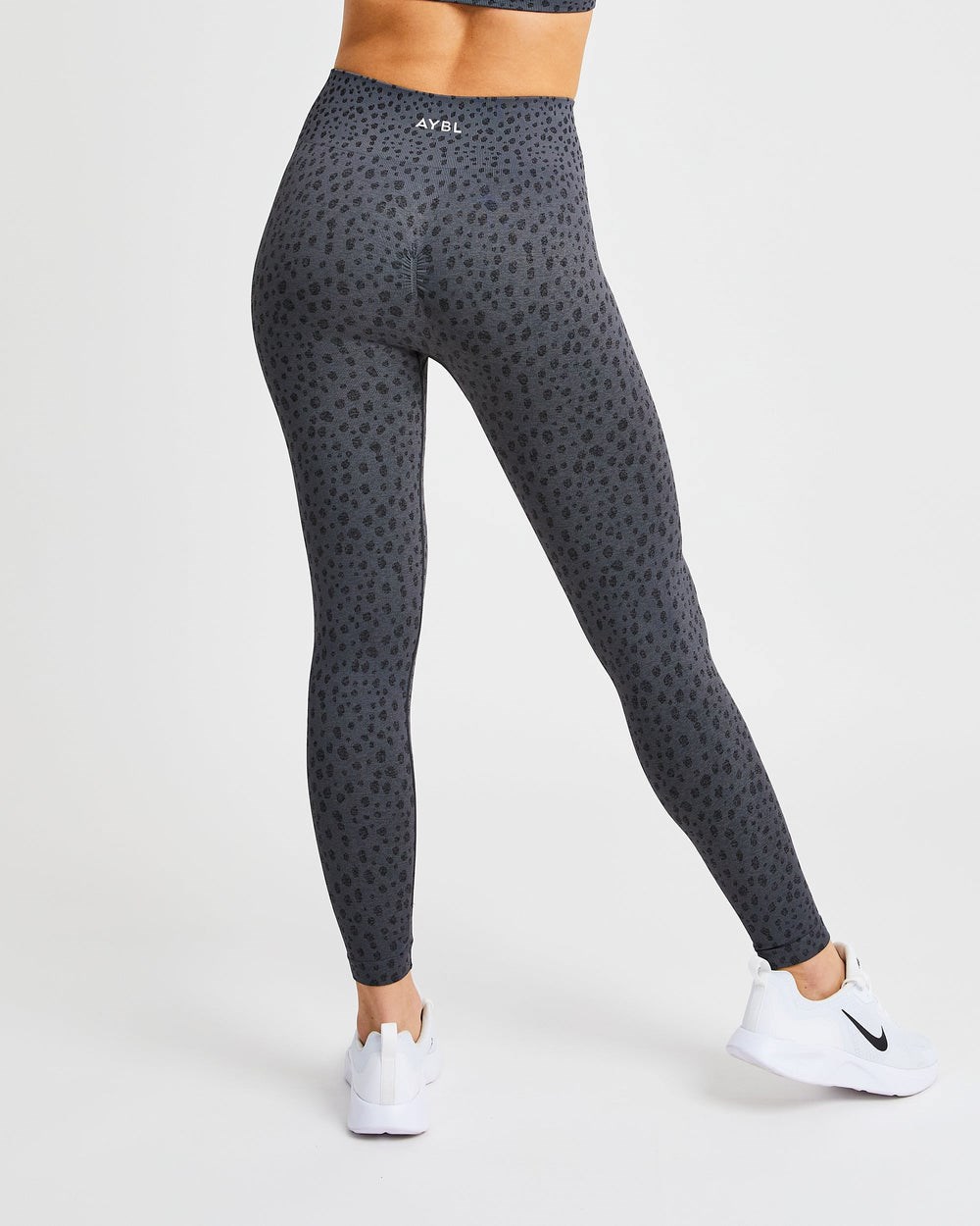 AYBL Evolve Speckle Seamless Leggings Charcoal | 2568-LNEDF