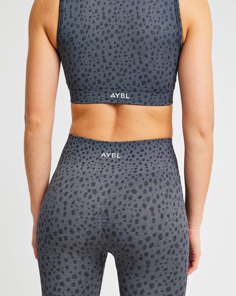 AYBL Evolve Speckle Seamless Leggings Charcoal | 2568-LNEDF