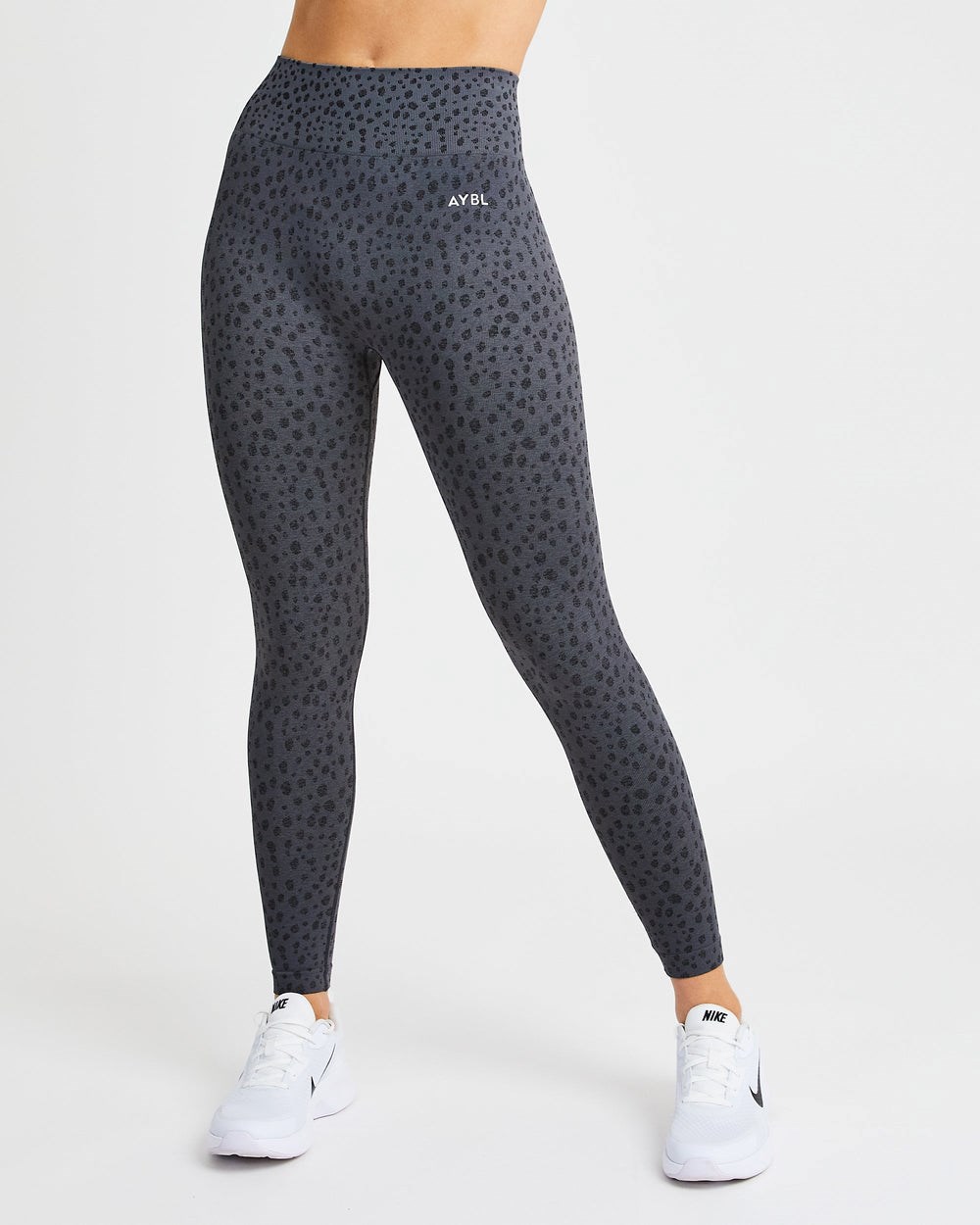 AYBL Evolve Speckle Seamless Leggings Charcoal | 2568-LNEDF