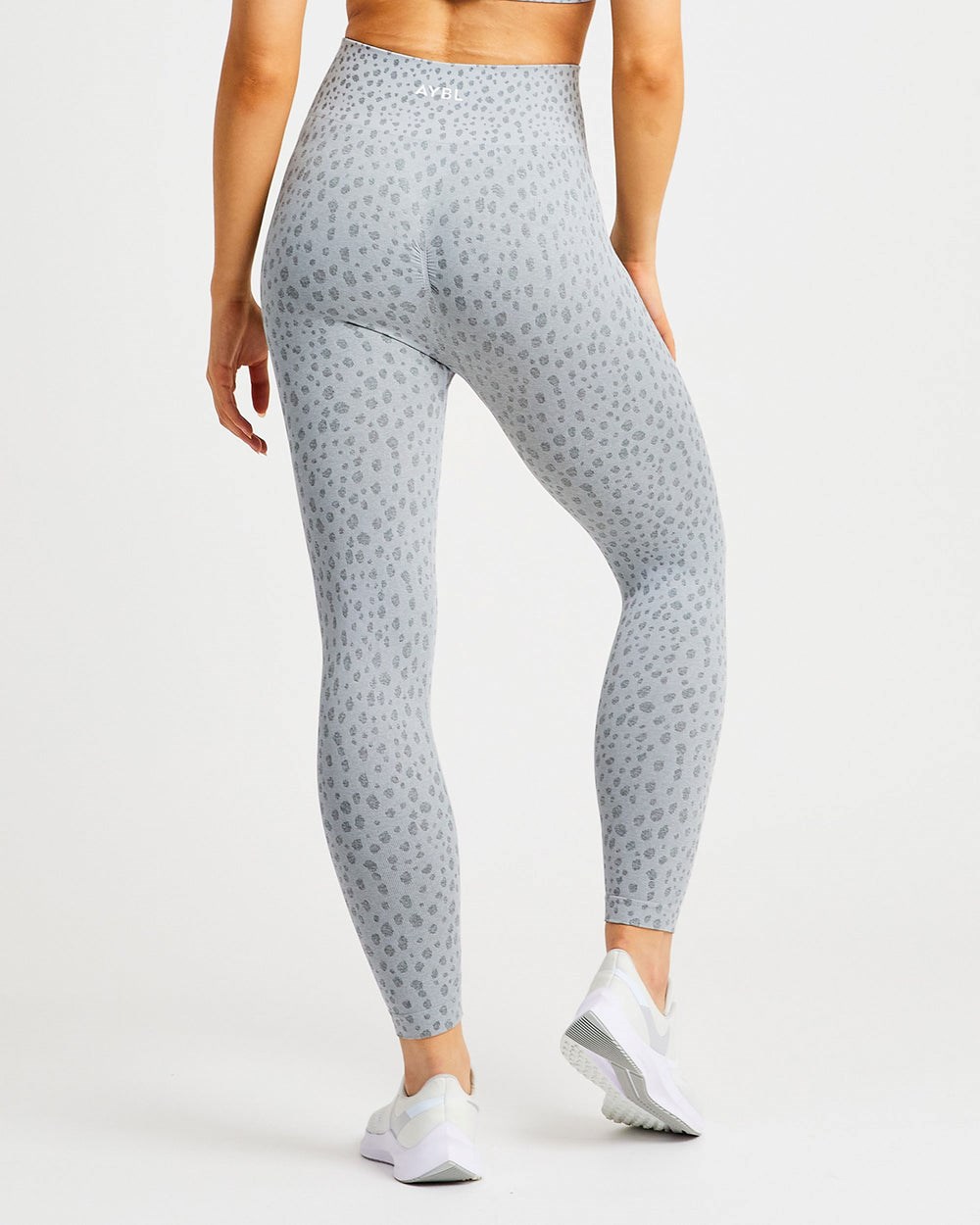 AYBL Evolve Speckle Seamless Leggings Ljusgrå | 3629-QPJFV