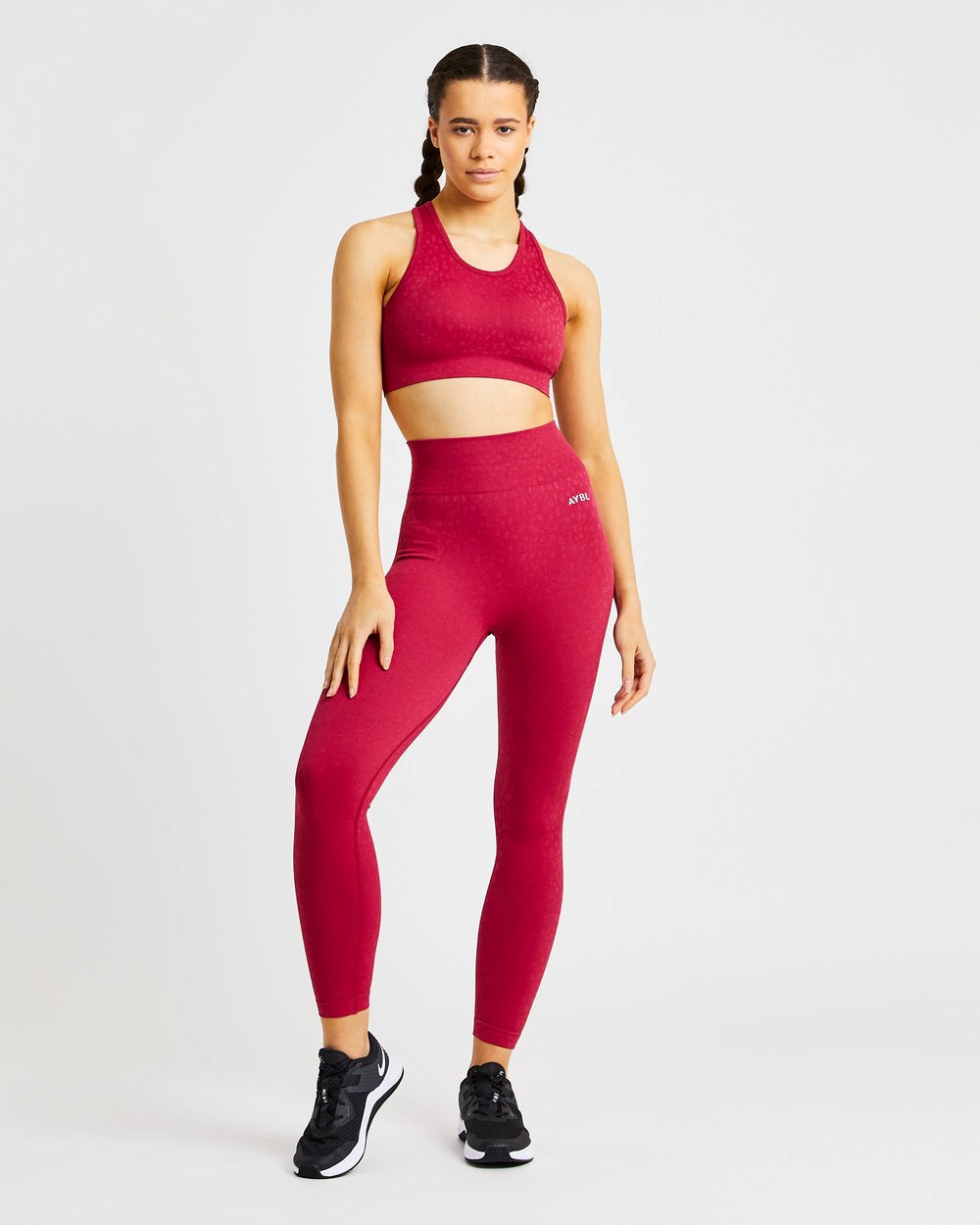 AYBL Evolve Speckle Seamless Leggings Raspberry | 6385-TKPGY