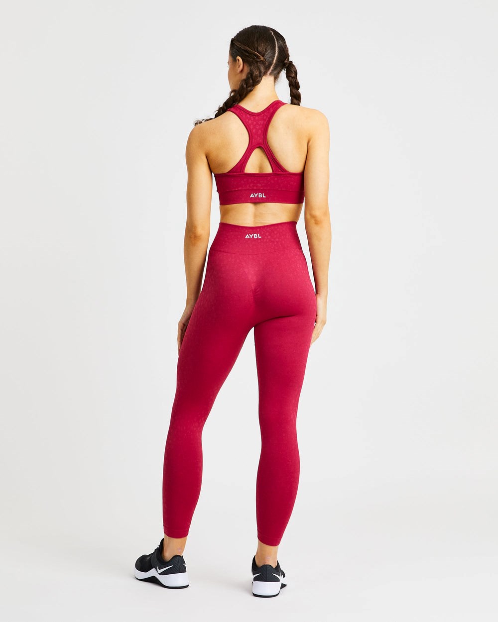 AYBL Evolve Speckle Seamless Leggings Raspberry | 6385-TKPGY