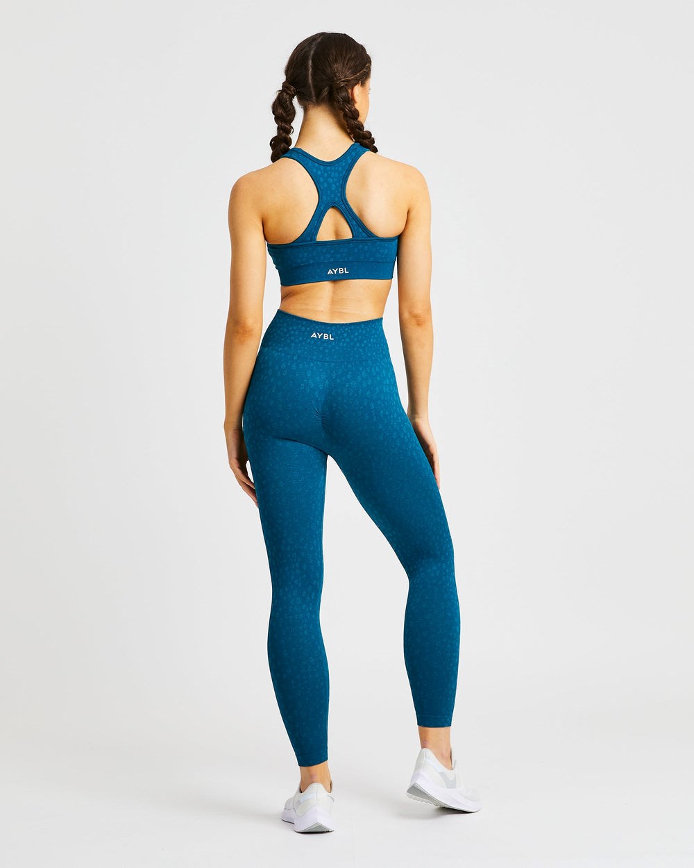 AYBL Evolve Speckle Seamless Leggings Teal | 4607-NDWUY