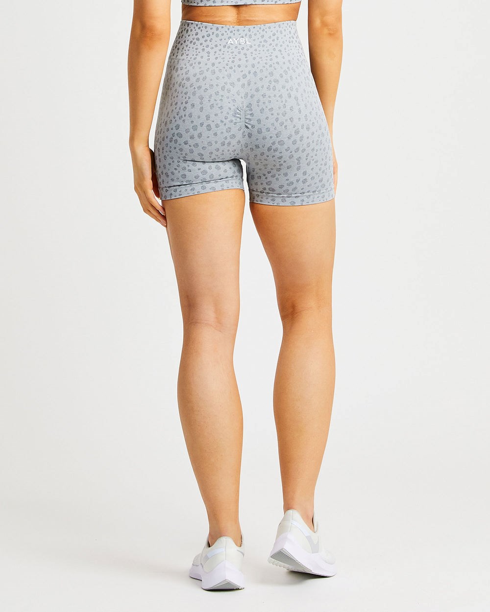 AYBL Evolve Speckle Seamless Shorts Ljusgrå | 7620-YNXWG