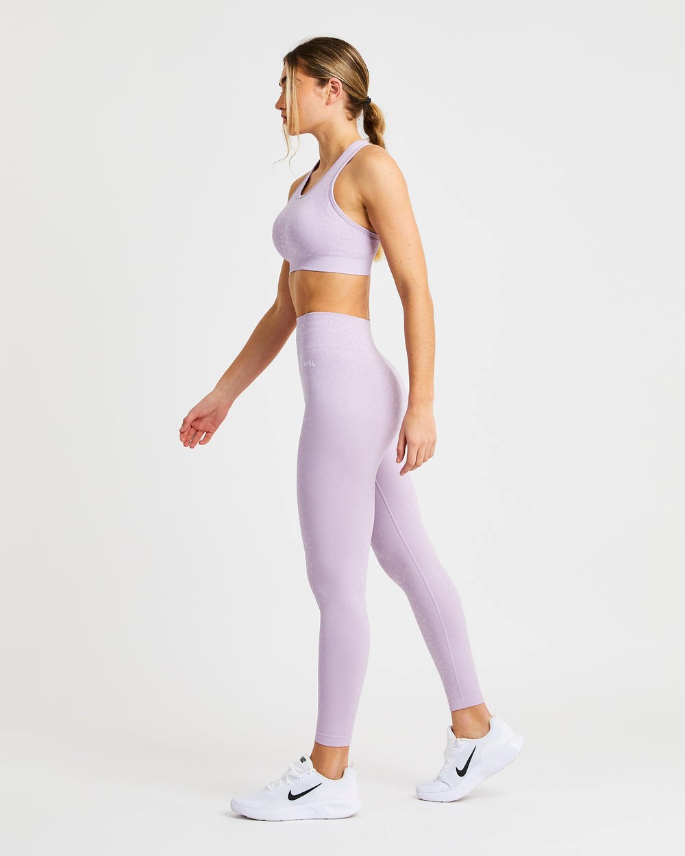 AYBL Evolve Speckle Seamless Sports Bra Lilac | 9867-ARJQT