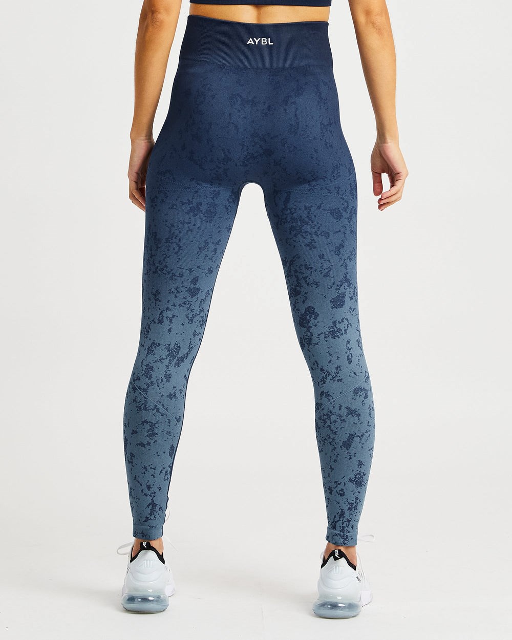 AYBL Flare Seamless Leggings Blå | 9204-HBSOU