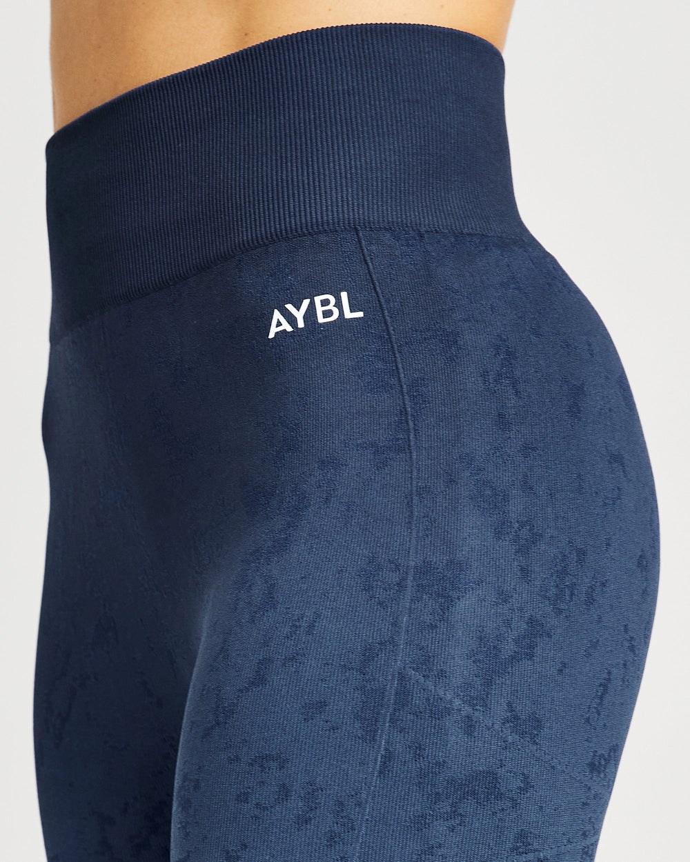 AYBL Flare Seamless Leggings Blå | 9204-HBSOU