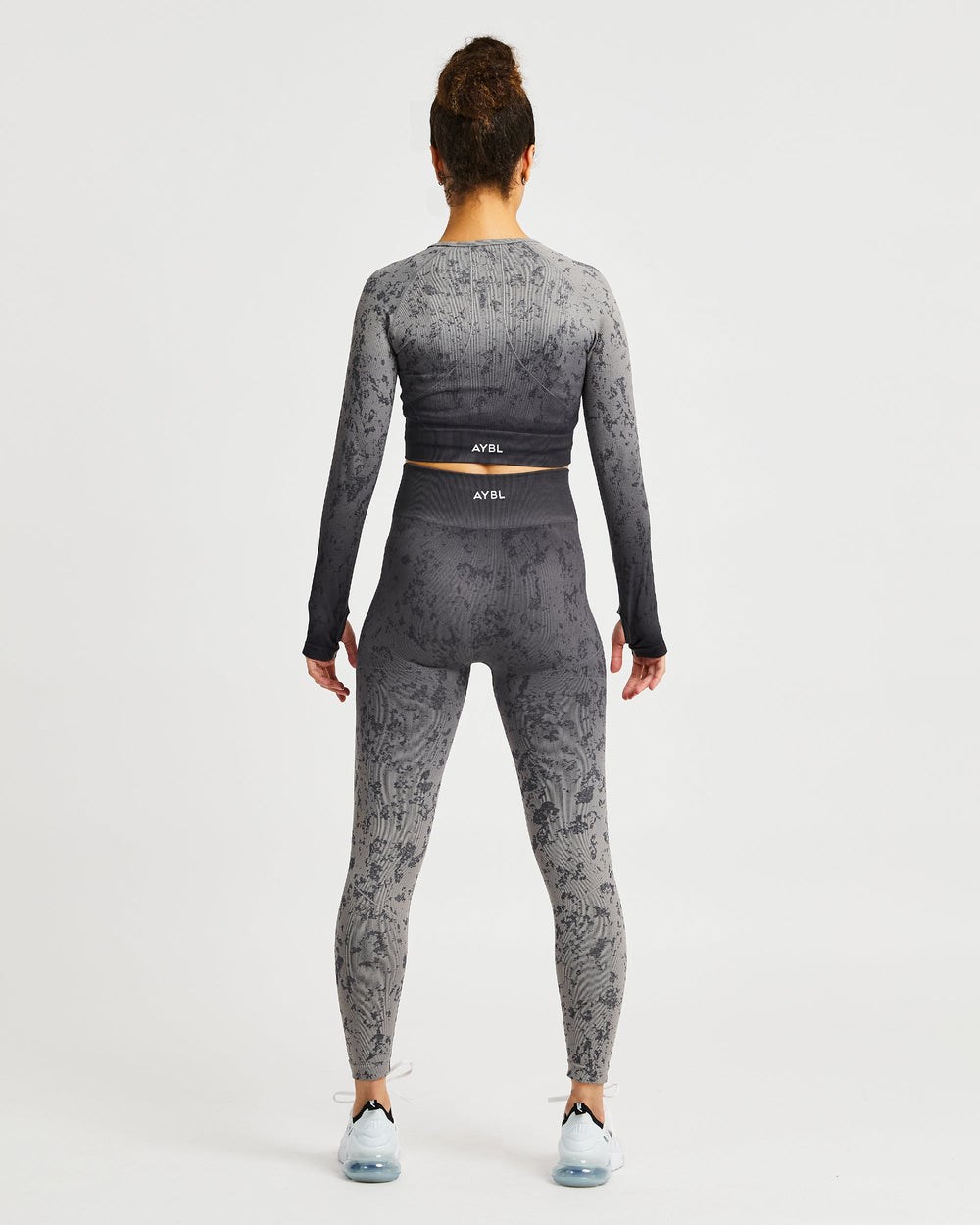 AYBL Flare Seamless Leggings Grå | 2960-MEFDO