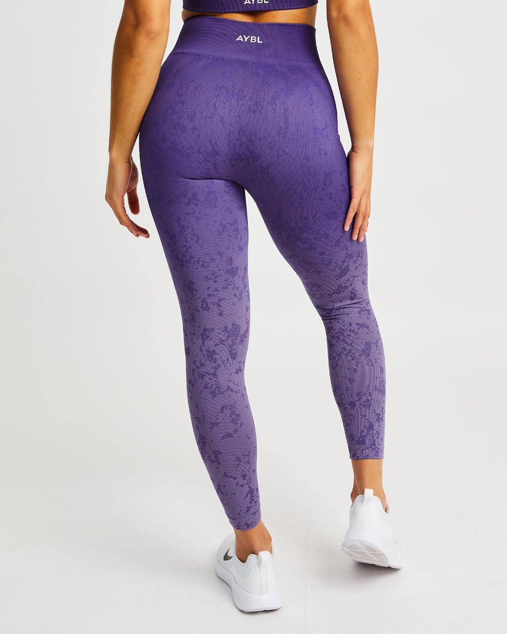 AYBL Leggings Online Rea - Pulse Ombré Seamless Leggings Dam Blå