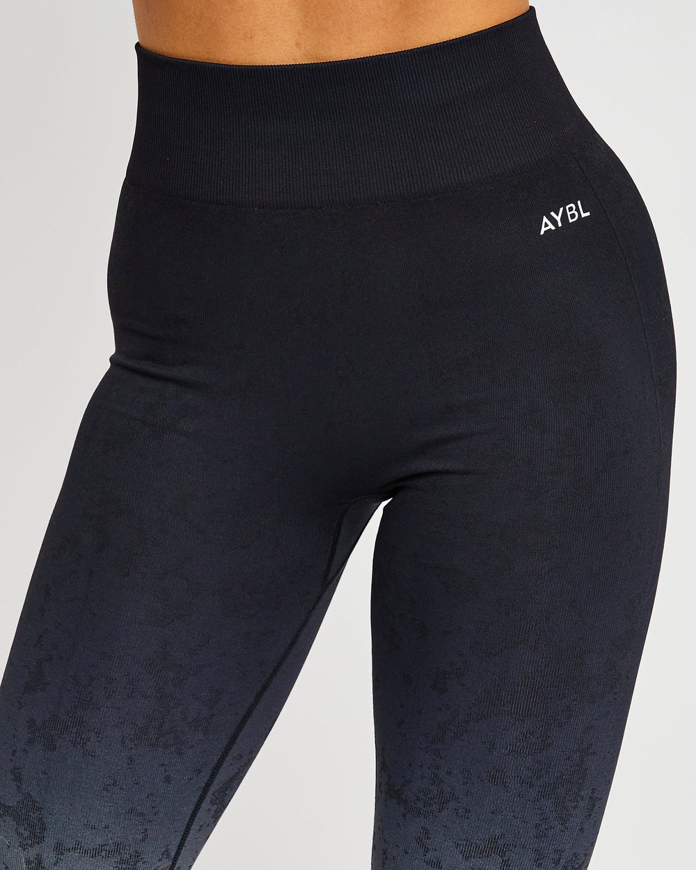 AYBL Flare Seamless Leggings Svarta | 0369-DFQRV