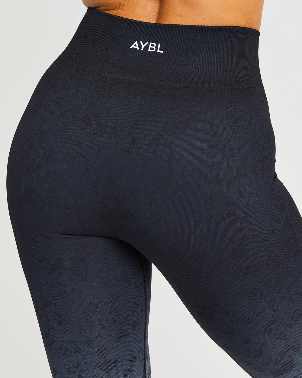 AYBL Flare Seamless Leggings Svarta | 0369-DFQRV