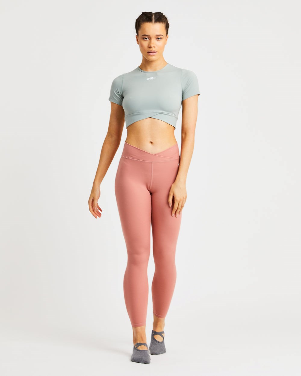 AYBL Flow Crop Top Gröna | 5486-UHSRW