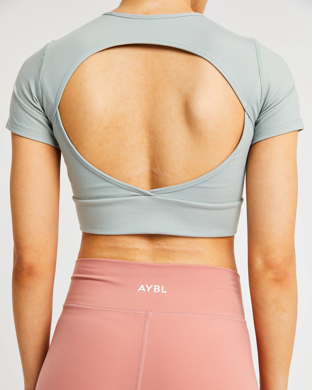 AYBL Flow Crop Top Gröna | 5486-UHSRW